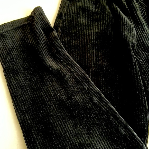Lizsport Petite Black Corduroy Stretch Pants P - Picture 3 of 5